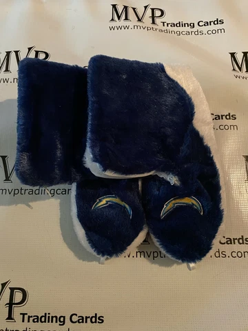 Los Angeles Chargers Women Boot Slippers Size X-Large (12-13) Cover