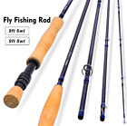 2.7M Spinning Fishing Rod Lure Casting Carbon Fiber Travel Pole Cork Handle