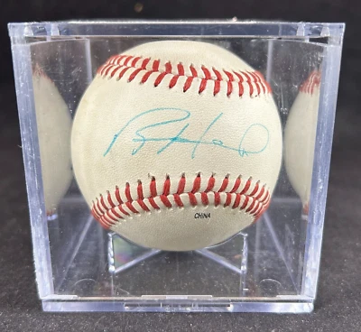 RYAN HOWARD RAWLINGS ARIZONA LEAGUE AUTOGRAPHED SIGNED BASEBALL JSA COA W/ CASE - Image 1 of 4
