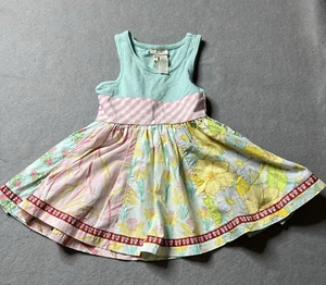 Matilda Jane Tank Kleid Baby Kleinkind Mädchen 2T Sept 2014 Blumen Frühling Sommer - Bild 1 von 3