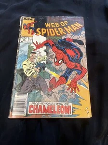 Web of Spider-Man #54 (Sept 1989, Marvel) Comic Book - Picture 1 of 7