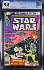 🔥 STAR WARS #34 CGC 9.8 NM/MT NEWSSTAND (Marvel, 1980) WHITE Pages 1ST PRINTING