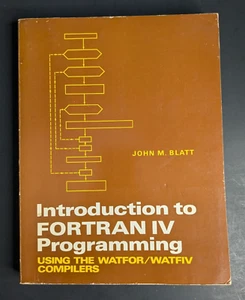 Introduction to Fortran IV Programming Book by John M. Blatt 1971 First Ed - Picture 1 of 3