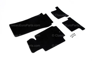 Black antracite velour floor mat set 4pcs for BMW E31 840 850 i Ci CSI Original - Picture 1 of 7