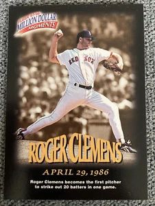 1997-98 Fleer Million Dollar Moments #12 Roger Clemens - - Picture 1 of 2