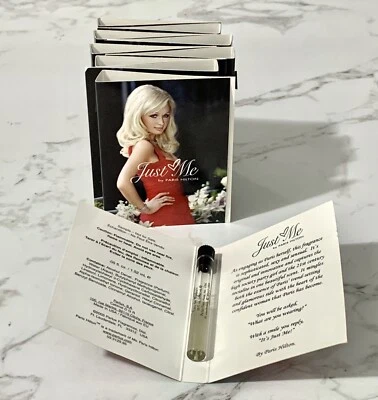 10X Paris Hilton JUST ME - EDP muestra de perfume 0,05 oz 1,52 ml vial cardado (#ii2) Foto 1 de 3