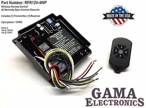 Receptor transmisor de control remoto RF 4 funciones - RFR12V-4WP - Imagen 1 de 3