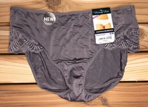 NWT Gray "Light & Luxurious" Hipster Panty Size 5 S by Vanity Fair - Picture 1 of 3