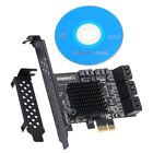 PCIE to 8Port SATA3.0 Controller Expansion Board Stable Power Supply Adapter