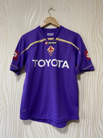 FIORENTINA 2009 2010 HOME FOOTBALL SHIRT SOCCER JERSEY LOTTO sz S MEN Cover