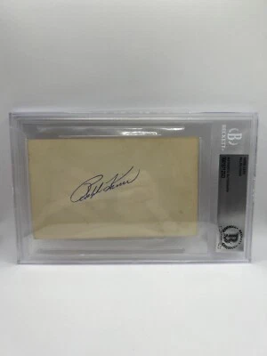 Ralph Kiner Signed Index Card Beckett Auto - Image 1 of 2