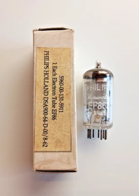 Valvola EF86 - PHILIPS MINIWATT - Testata - Imagen 1 de 3