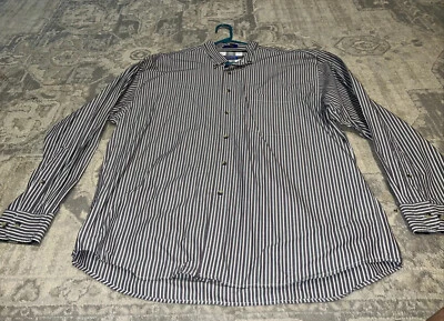 Pendleton Shirt Mens Sz XL Xlarge Striped Button Down Long Sleeve Grayish-purple - Image 1 of 4