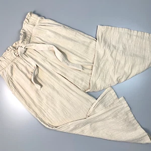 Rewash Hose Damen großes weites Bein cropped Paperbag Taille Lagenlook - Bild 1 von 10