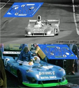 Decals Matra MS670 Brands Hatch 1974 1 2 1:32 1:43 1:24 1:18 MS 670C calcas - Foto 1 di 3