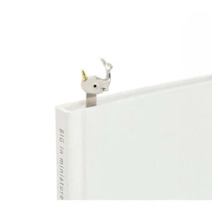 Unicorn of Sea 3D Diecast Narwhal Metal Bookmark Designed in Belgium - Picture 1 of 3