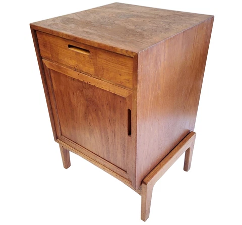 Large VINTAGE Danish Style Mid-Century MODERN Designer Made CABINET Night Stand Cover