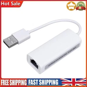 USB Ethernet Adapter 100Mbps Network Card USB2.0 for Nintendo Switch Laptop PC # - Afbeelding 1 van 10