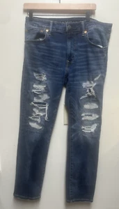american eagle next level airflex slim straight 34X30 distressed - Picture 1 of 7