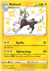 Pokémon TCG Boltund SV040/SV122 Shiny Holo Rare Shining Fates NM/M - Picture 1 of 1