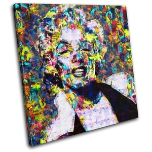 Marilyn Monroe Pop Icónico Celebridades UN SOLO LIENZO ARTE DE PARED Impresión de imágenes - Imagen 1 de 1