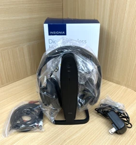 Insignia NS-HAWHP2 Digital Wireless Over the Ear RF Headphones For TV - Black - Picture 1 of 4