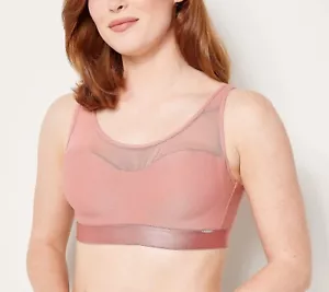 Reggiseno Breezies taglia 34B Air Effects supporto wireless traspirante VINTAGE ROSA A473387 - Foto 1 di 2