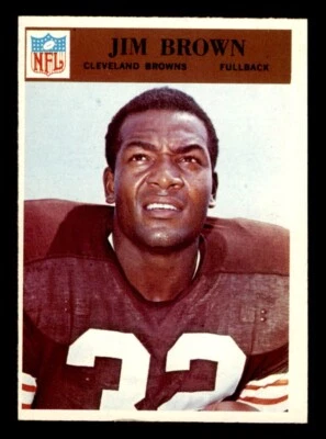 1966 Philadelphia Football #41 Jim Brown EX/MT *e1 - Image 1 of 2