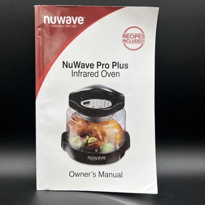 Forno infravermelho Nuwave Pro Plus OEM manual do proprietário livro de receitas FRETE GRÁTIS - Imagem 1 de 4