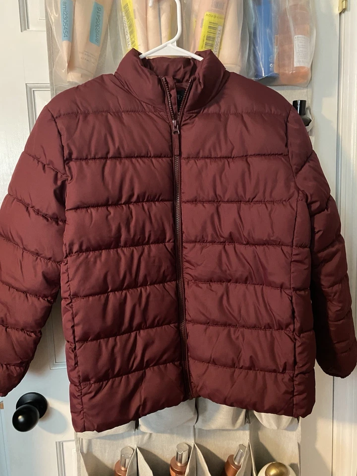 Abrigo acolchado The Children's Place talla XL/14 (Borgoña) Foto 1 de 1