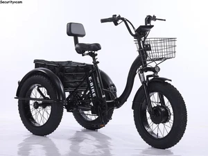 20" Foldable Electric Tricycle, 500W, 48V, E-trike, Fat Tire, E-tricycle Adults - Bild 1 von 10