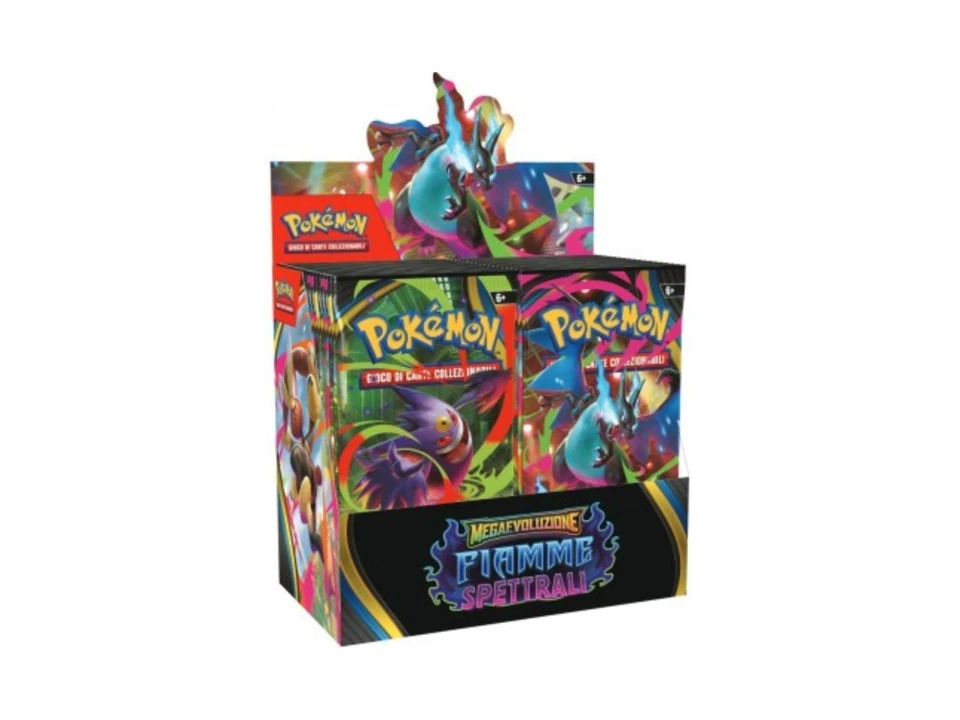 Pokemon set Fiamme Spettrali Booster Box Display 36 Buste Italiano SEALED - Immagine 1 di 4