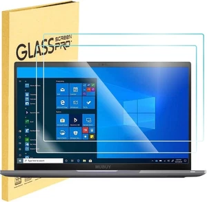 2 Pack 17" Laptop Screen Protector Glass 16:10 367x229mm HD Clear 9H - Picture 1 of 8