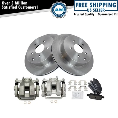 Kit de pastillas de freno trasero y rotor de cerámica para Infiniti FX35 FX45 2003-2008 Foto 1 de 4