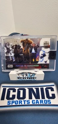 2018 topps archives star wars Joonas Suotamo  chewbacca Autograph /8 - Image 1 of 2
