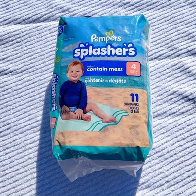 Pampers Splashers Disposable Swim Diapers Convenience Pack Size 4, 11 Count - Image 1 of 4