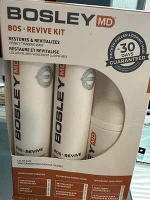 KIT Bosley MD Revive Color Safe Nourishing Shampoo ,  Conditioner and  Treatment - Image 1 of 3