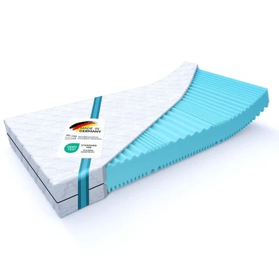 MSS e.K. Aqua Deluxe 7 Zonen Kaltschaummatratze 16 cm (Kernhöhe ca. 14 cm) H2/H3 - Bild 1 von 4