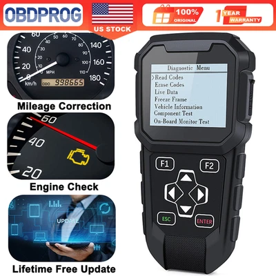 Odometer Correction Mileage Adjustment OBD2 Scanner Automotive Diagnostic Tool - Image 1 of 4