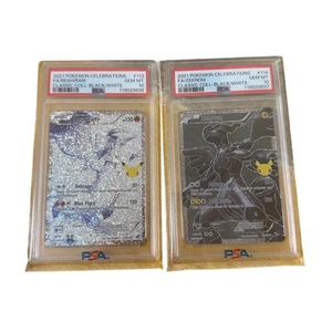 Sequential PSA 10 Reshiram & Zekrom Celebrations Classic Collection Set - Bild 1 von 2