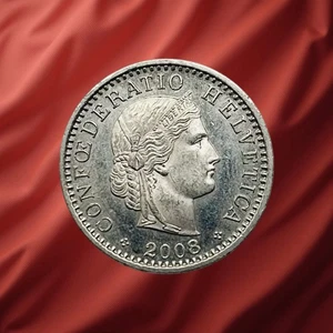 2008 B Switzerland 20 Rappen - Combined Ship - Picture 1 of 2