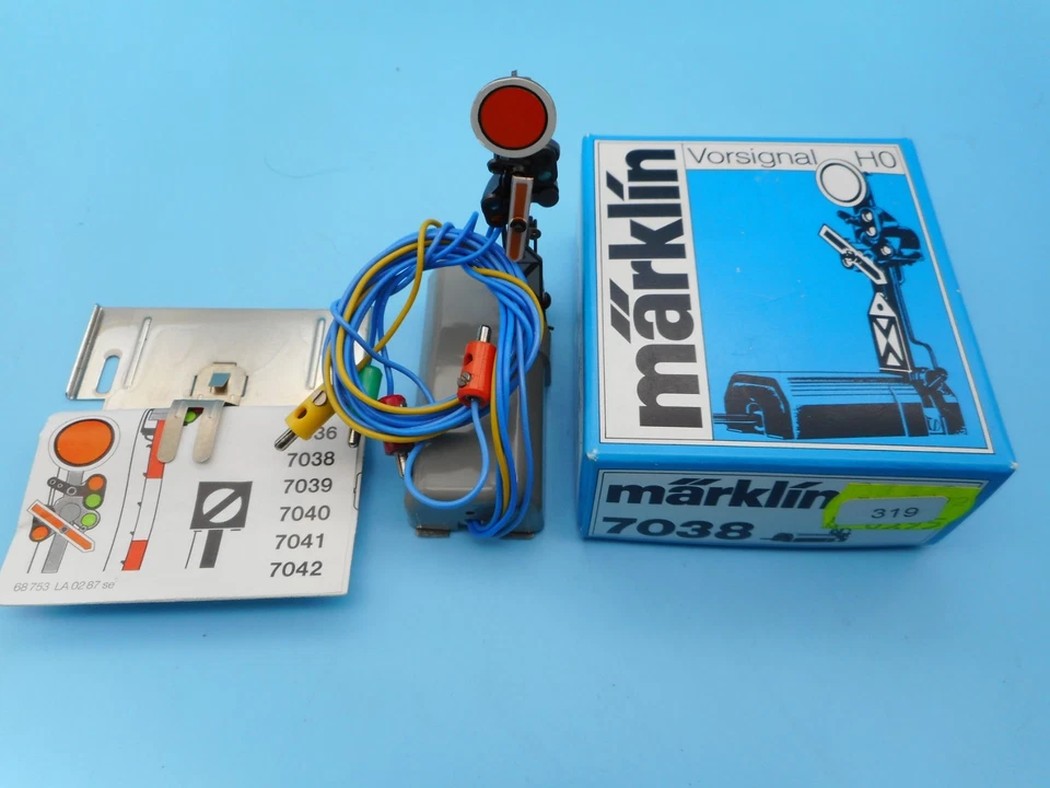 1 x  Vorsignal  7038   M - Gleis   OVP  wie Neu - Bild 1 von 1