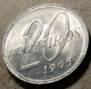 Brasilien 20 Cruzeiros 1965 - Bild 1 von 2