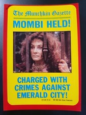  1985 Topps Return To Oz Mombi Held STICKER card #18