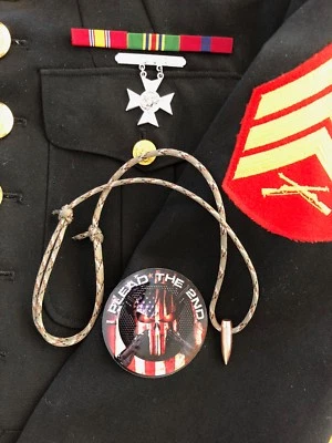 Sniper HOG DENT Paracord .30 Cal ...Colar ...+ 1 Decalque ...Camuflagem Deserto - Imagem 1 de 4