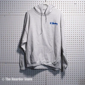 Urban Outfitters Keith Haring Man At The Gym Art Hoodie Sweatshirt XL New - Picture 1 of 4