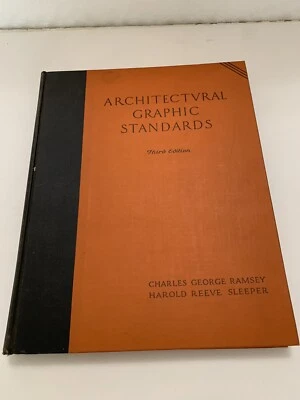 1941 ARCHITECTURAL GRAPHIC STANDARDS 3rd Ed Ramsey Sleeper Builder Decorator M3 - Image 1 of 4