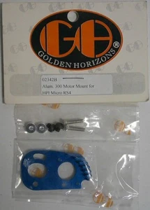 Vintage Golden Horizons GH 02342B HPI RS4 Micro Aluminum 300 Motor Mount For RS4 - Picture 1 of 2