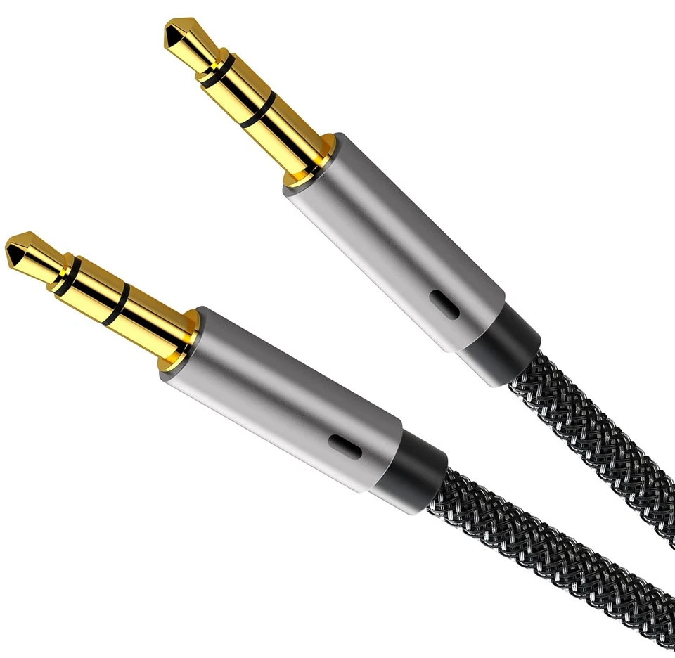 3FT - 6FT AUX 3.5mm Cable Male to Male Car Audio Cord For Headphones/Car/Speaker - Image 1 of 4