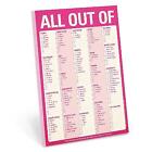 Knock Knock Pad: All Out Of Pad Pink (with magnet) - 9781601061942
